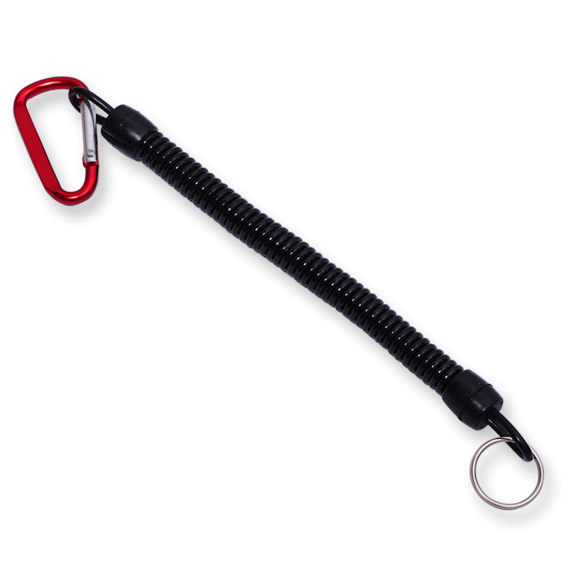 Elastic fishing rope with buckle for fishing tool