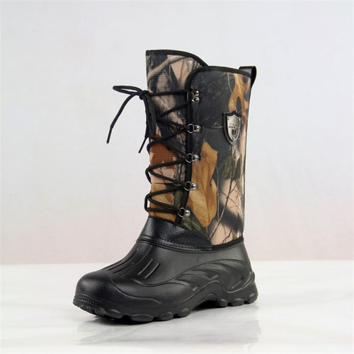 New Outdoor Camo Hunting Boots Camouflage Front