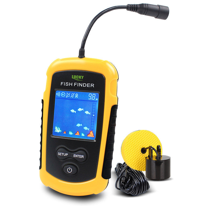 Free Shipping!Hot Sale Alarm 100M Portable Sonar LCD