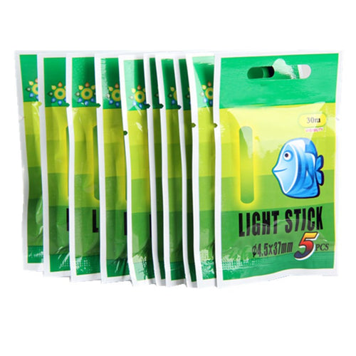 50Pcs 4.5*37mm Multi-Color Fishing Float Fluorescent