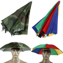 FE# Portable 55cm Umbrella Hat Sun Shade